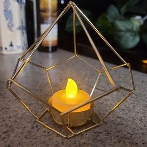 8 Hobby lobby metal candle decoration with led tealight